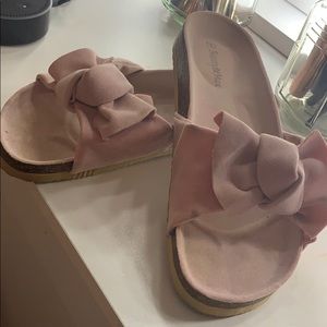 Super cute baby pink sandals